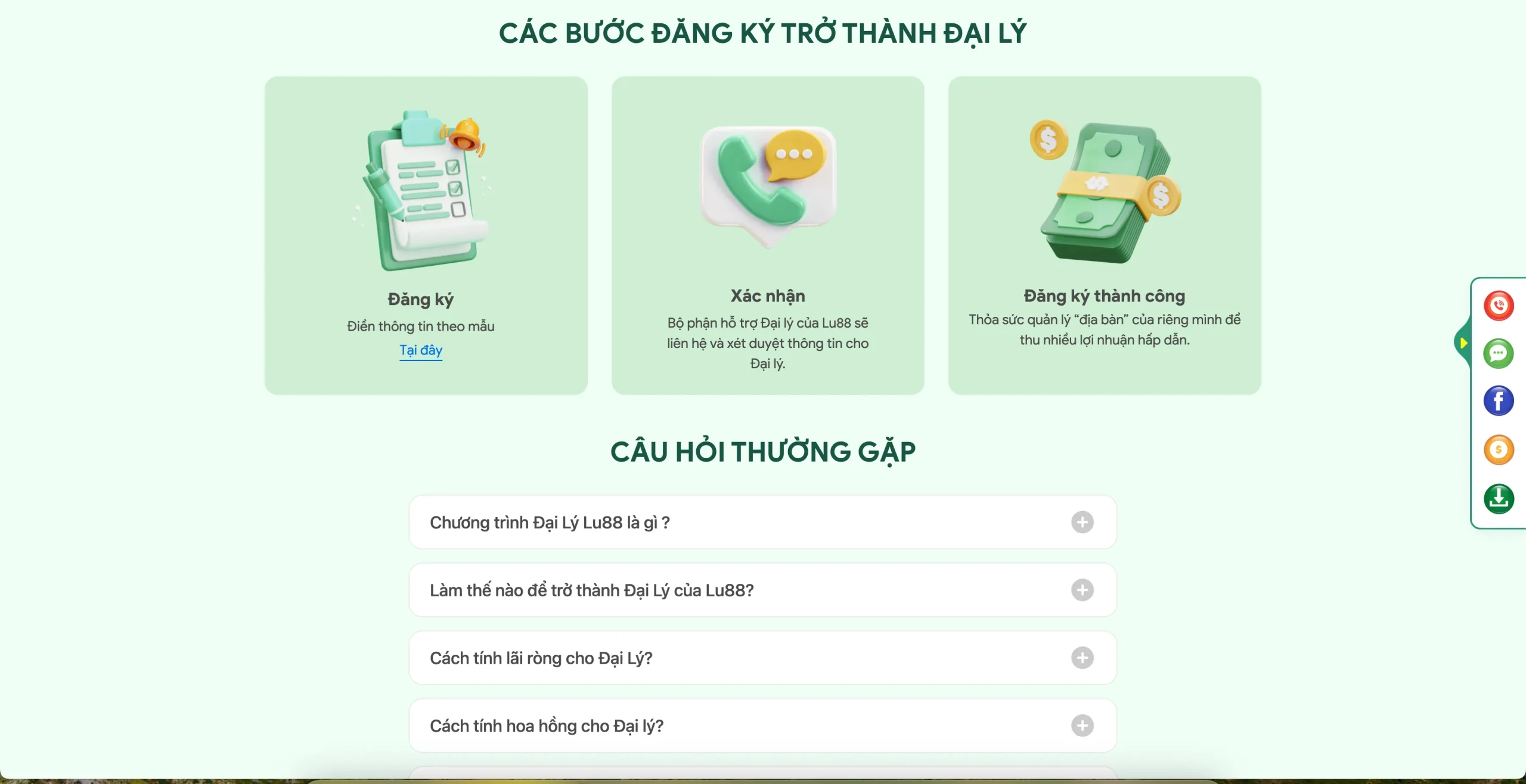 Hướng dẫn đăng ký tham gia đại lý Lu88